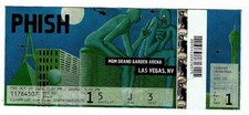 Phish 10/28/16 Las Vegas NV MGM Grand Garden Arena Mail Order Ticket!