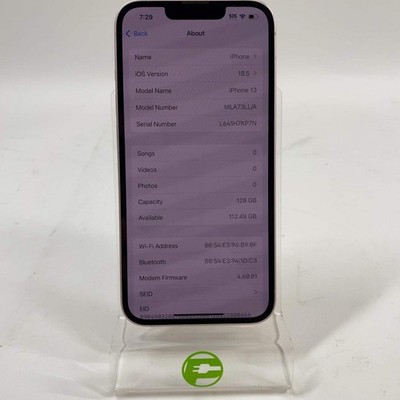 Unlocked Apple iPhone 13 128GB Pink MLA73LL/A