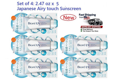 Biore UV Aqua Rich Airy Hold Breathable Veil Sunscreen SPF50+PA++++ Japan NEW