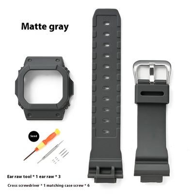 G-SHOCK GW-M5610BC ウレタンベルトVer Replacement Case Strap for Casio G-SHOCK DW-5600 GW-M5610 G-5600