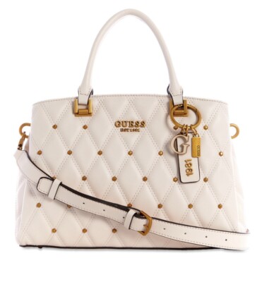 Guess triana 3 conpartment quilted satchel