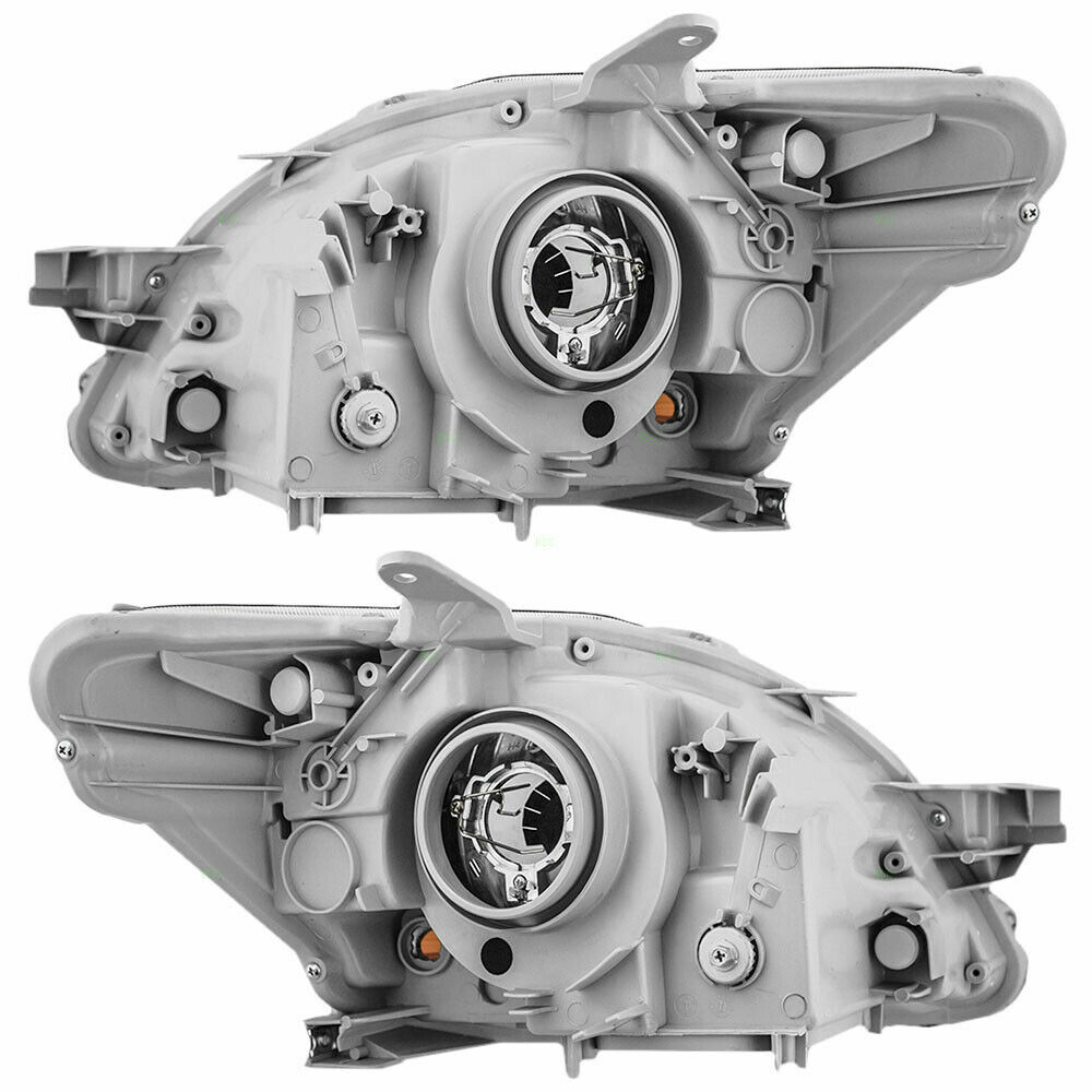 Right Headlight For Toyota Yaris Sedan (2007-2011) - Base Model, Halogen, Direct Replacement