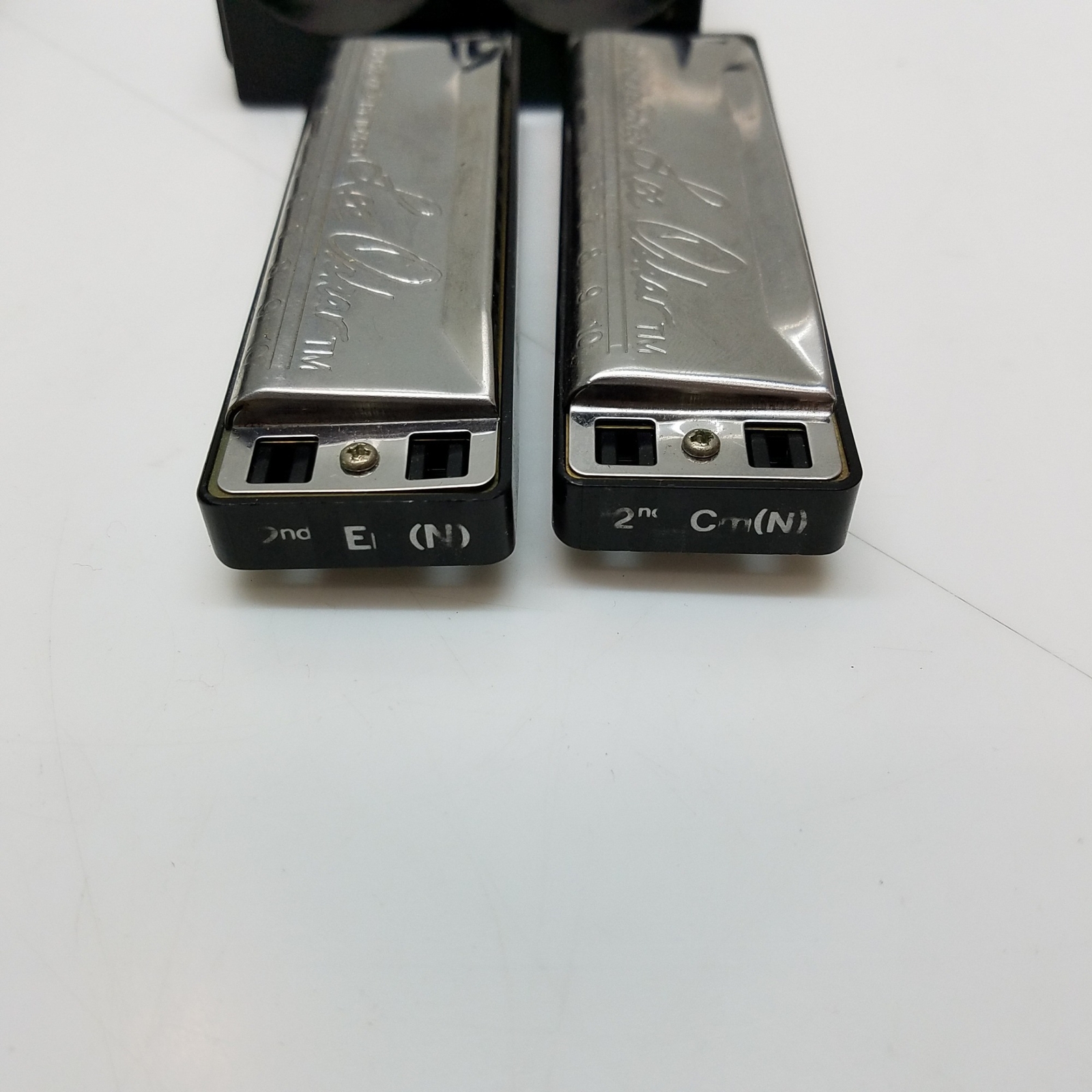 Lot Of 6 Tombo Lee Oskar Harmonicas W/ Cases 4Major Diatonic & 2Minor