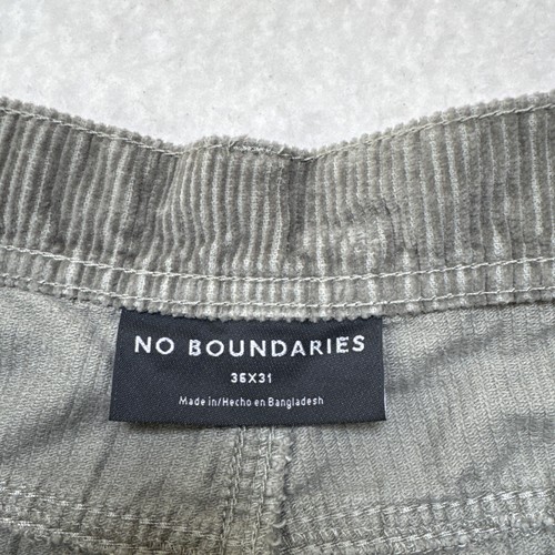 Vtg Double Knee Corduroy Carpenter Pant Men Sz 35X30 GREEN Wide Leg Baggy Y2K 41 - Picture 3 of 15