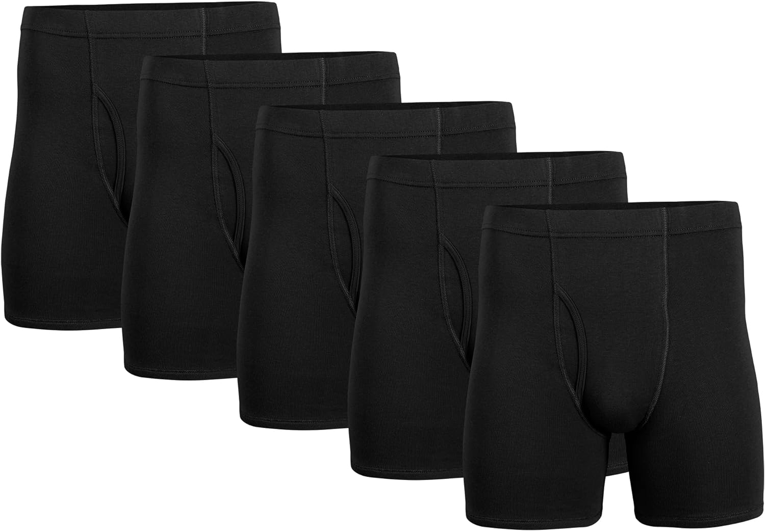 Men'S Underwear Covered Waistband Boxer Briefs Multipack Covered Waistband New ✅
