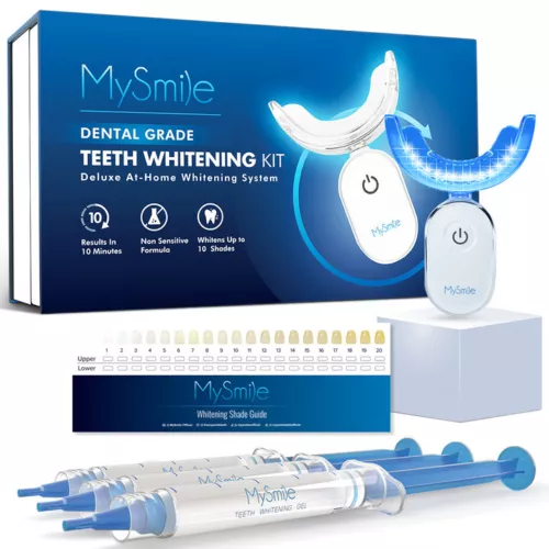 MySmile Professional Teeth Whitening Kit Non Sensitive 10Min Fast Teeth Whitener