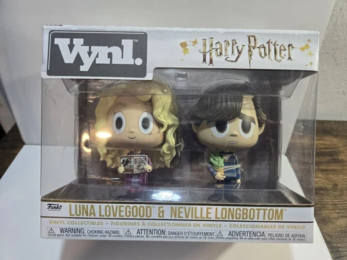 Funko Harry Potter Vynl. Luna Lovegood & Neville Longbottom Figures, New in Box