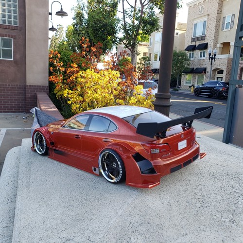 200mm 1/10 Custom Paint HPI LEXUS 4Tec-2 Drift FZ02 YD2 DC10 MST TT02 Body Only - Picture 7 of 7
