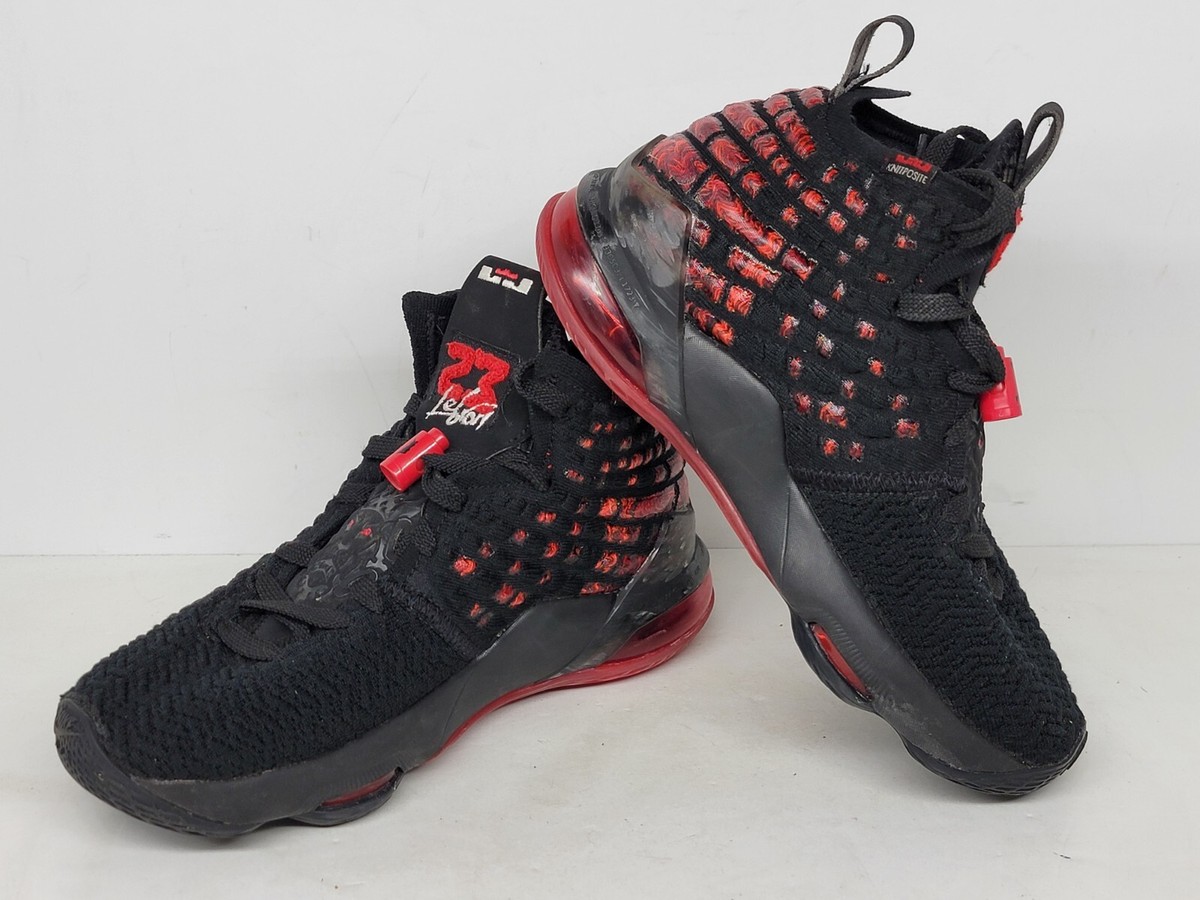 NIKE LEBRON XVII INFRA RED ナイキ レブロン 17 Nike Lebron 17 XVII GS 'Infrared VI' Black Red Basketball