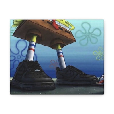 spongebob black air force