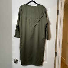 Vintage Christian Dior Green Knee Length Dress