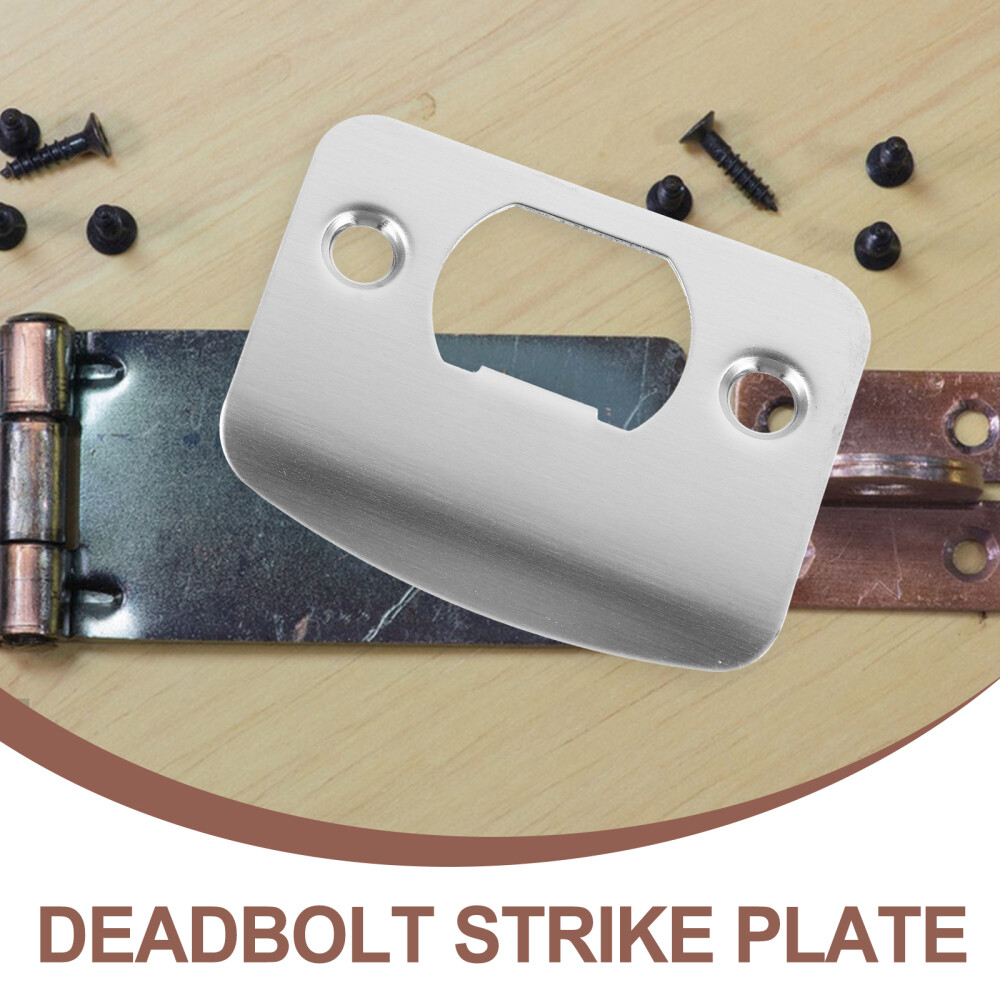 4pcs Deadbolt Reinforcement Plate Stainless Steel Door Guide Plates for
