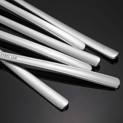 4 Pack 9 Inch Long Handle Ice Tea Spoon Coffee Spoon Cocktail Stirring Spoons - Picture 5 of 7