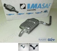 Imasaf ESD Auspuff Endtopf für Audi A4+Avant+Cabrio 2.5 TDI Links 8E + ZubehöR