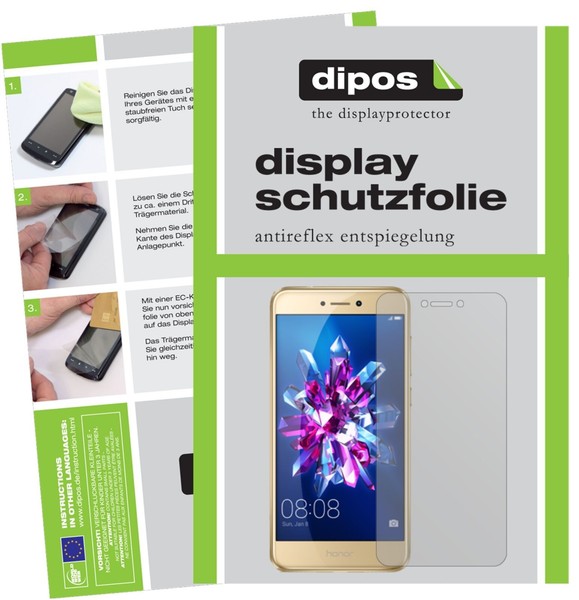 2X Schutzfolie FüR Honor 8 Lite Matt Display Folie Dipos Displayfolie-image