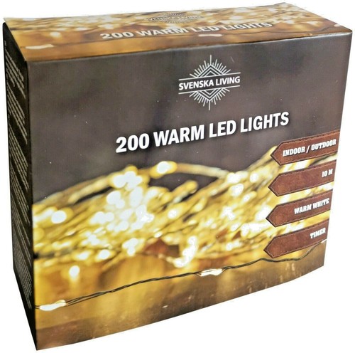 LED Drahtlichterkette Batterie Timer 10 - 200 Draht Lichterkette warmweiß Micro - Bild 16 von 16