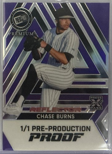 🔥⚾️ 1/1 Pre-Production Proofs💥2024 Press Pass💥Vets💥Rookies💥Stars💥NEW ⚾️🔥 - Picture 66 of 180