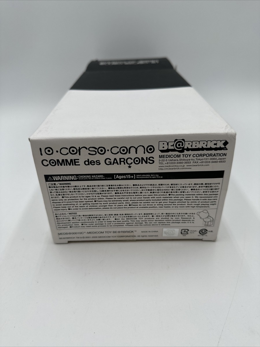 Medicom Bearbrick 400% Comme des Garçons x 10 Corso Como Medicom Bearbrick 400% Comme des Garçons x 10 Corso Como