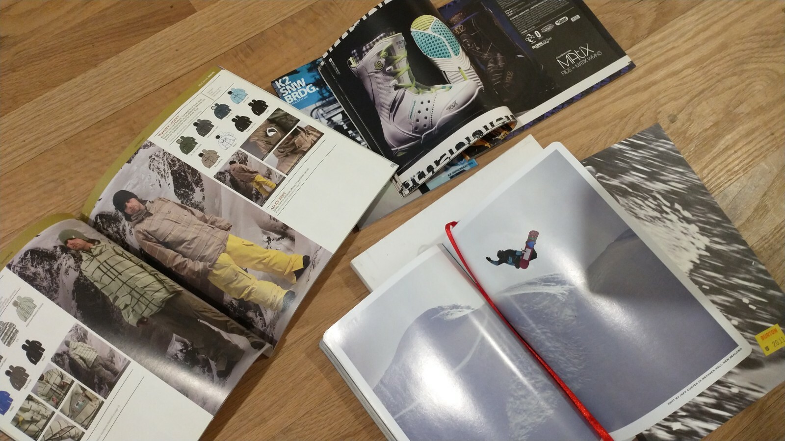 Old Snowboard Catalogs Burton Ride K2 Foursquare 2009 2010 2011