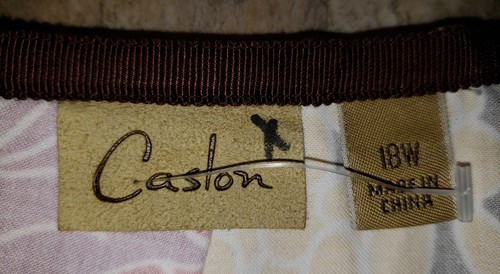 NEW CASLON WOMEN'S SZ 18W SKIRT A-LINE MULTI COLOR STRETCHY 2211 - Picture 2 of 2