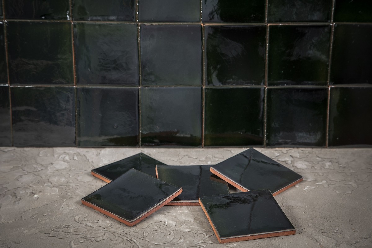 Carreaux Talavera Unicolore – Turquesa Deslavado – Céramique – Set De 10, 30 Ou 90 – Mexique