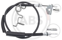 A.B.S. K12102 Seilzug, Feststellbremse Links FüR Chrysler Lancia