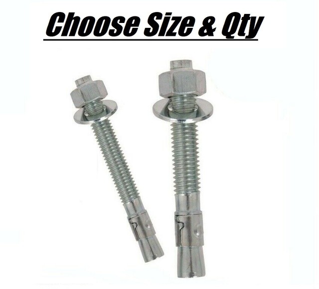 39 Piece Red Head 02044 Masonry Wedge Anchors 5/8" X 7 ...