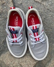    SPERRY Slip On Shoe Boy  s Size 10M Topsider Canvas BOATING   - New no box