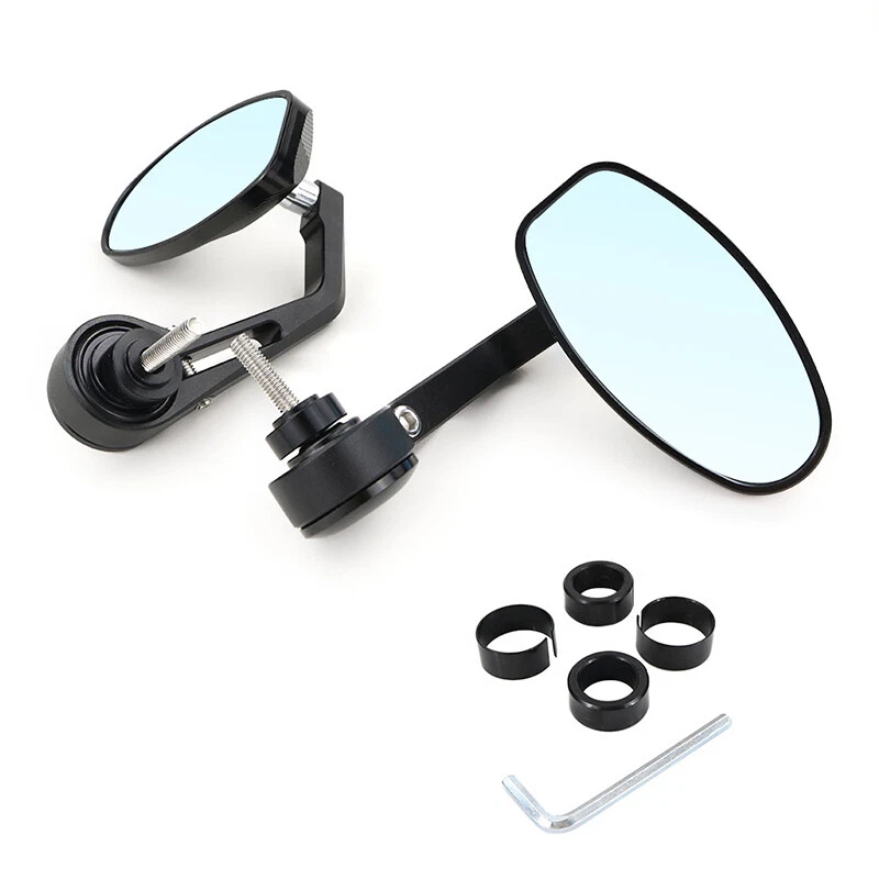 Handlebar End Side Mirror Fit For Triumph Scrambler 06-21 Thruxton 900 04-21 - Image 4 of 4