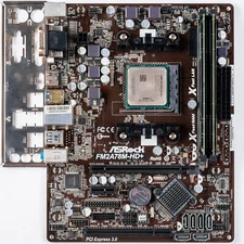 ASRock FM2A78M-HD+ Socket FM2+ MicroATX Motherboard DDR3 AMD APU 7000 Ready