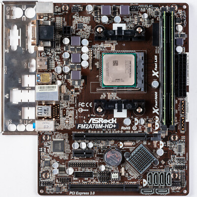 ASRock FM2A78M-HD+ Socket FM2+ MicroATX Motherboard DDR3 AMD APU 7000 Ready 