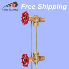 STEAMER SIGHT GLASS WATER GAUGE VALVE SET w/Rods for STEAMASTER HPJ-2S BOILERS