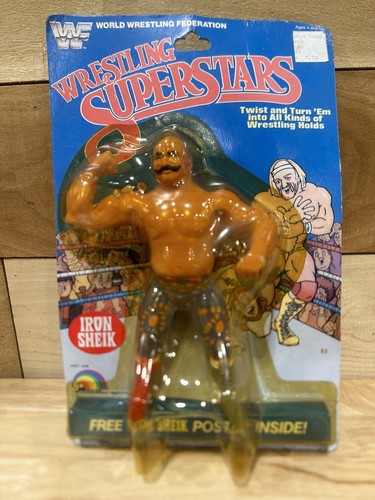 VINTAGE LJN IRON SHEIK WRESTLING SUPERSTARS ACTION...
