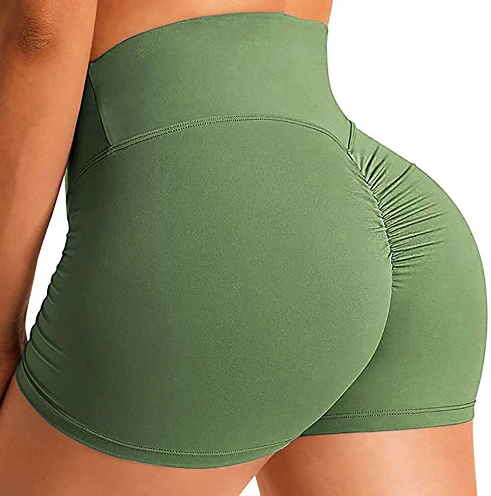 Cargo Shorts for Women with Pockets Scrunch Booty Short Leggings