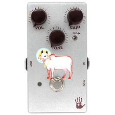 Mojo Hand FX Limited Edition Sacred Cow Professional Silver Mod Overdrive Pedal