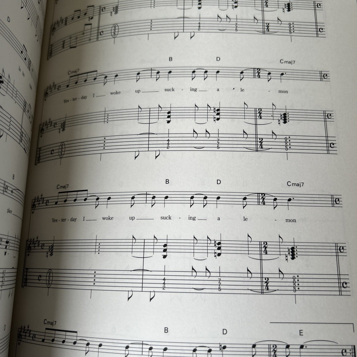 Radiohead Songbook Sheet Music SEE FULL LIST Copy & Tablature