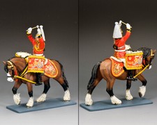 KING  COUNTRY CEREMONIAL CE075 BRITISH LIFE GUARDS DRUM HORSE HERCULES