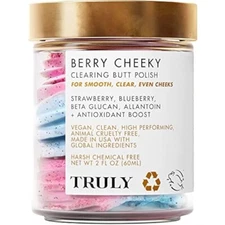 ***NEW TRULY BEAUTY Berry Cheeky Clearing Butt Polish Gentle Acne Body Scrub!!