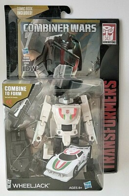 TRANSFORMERS GENERATIONS WHEELJACK WITH COMBINER WARS COMIC BOOK 2015 