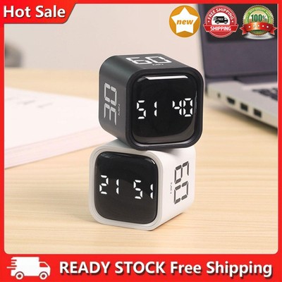 Productivity Cube Timer Mute Vibrate and Adjustable Sound Alert Visual Timer DE
