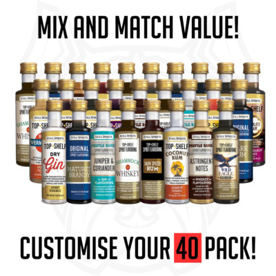 Still Spirits Top Shelf Essence - Original, Profiles, Liqueur - Variety 40 Pack!