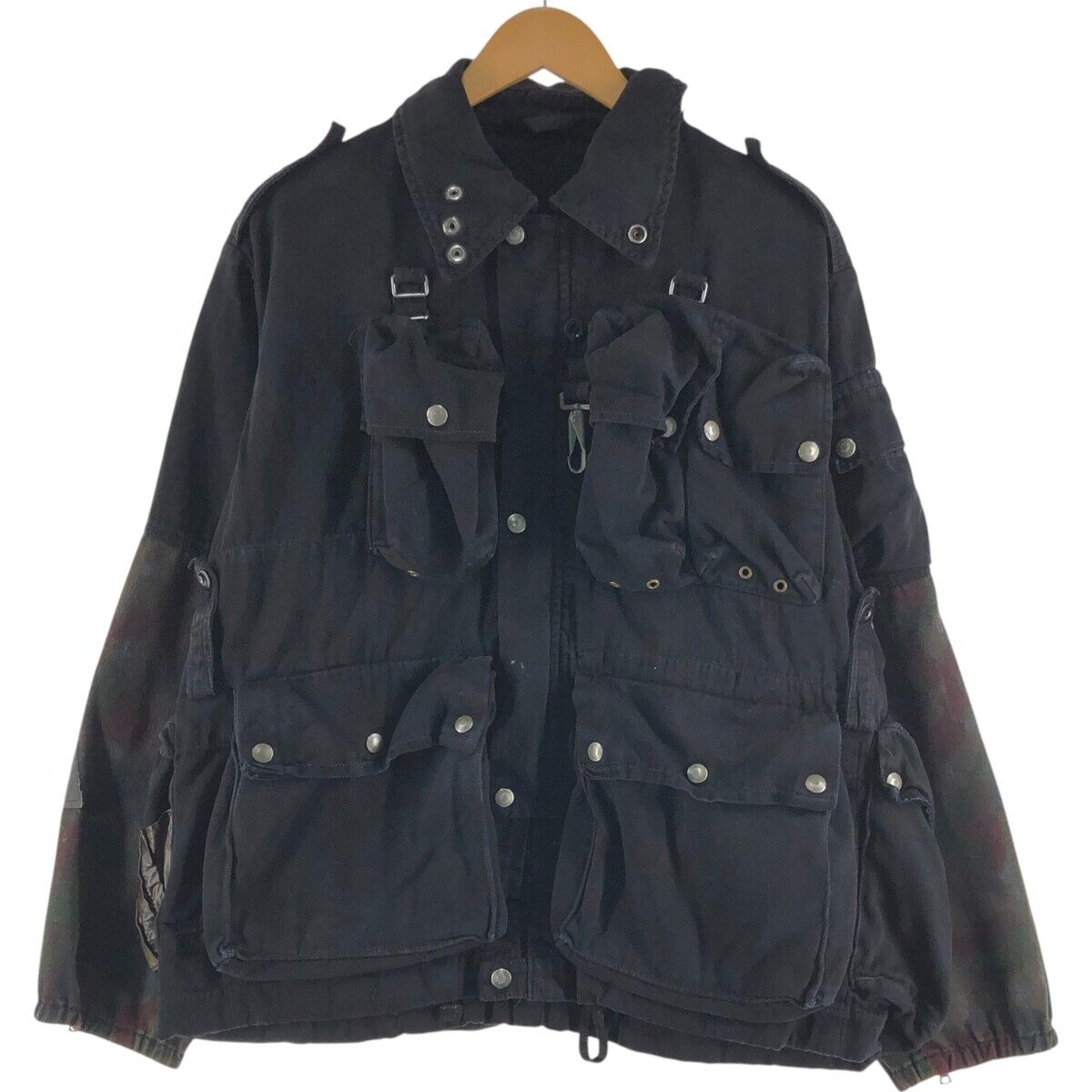 Swiss Army M-57 piece-dyed military jacket, men's size L Swiss Army M-57 piece-dyed military jacket, men's size L