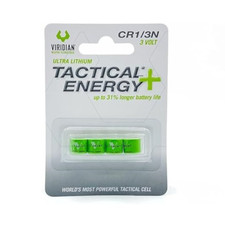 Viridian CR1/3N Tactical Energy 3V Lithium Battery - Pack of 4