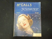 1938 AUGUST MCCALL'S MAGAZINE - NICE ILLUSTRATIONS, STORIES & ADS - ST 3891