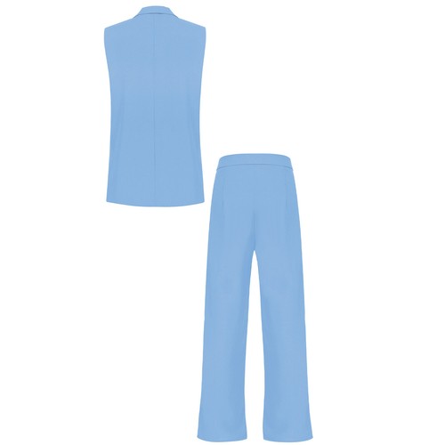 Damen Weste mit Hose Spezial Blazer Anzug Dating Weste und Hose Formell - Bild 19 von 57