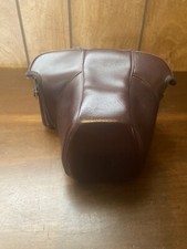 Vintage Leather Camera Field Case K2591