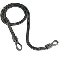 Iron Flat Chain Strap Purse Chain Straps Handbag Chains 23.6" Gun-black