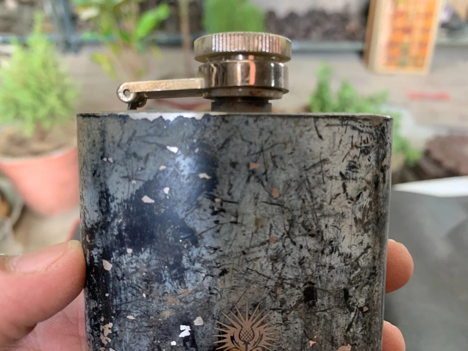 Vintage Rare Collectible Teacher's Whiskey Scotch Hip Flask Empty Whiskey Flask - Image 2 of 4