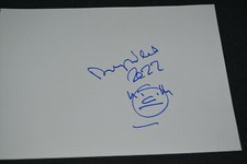 QUENTIN DUPIEUX signed IP Autogramm + ZEICHNUNG SKETCH  MR OIZO FLAT BEAT