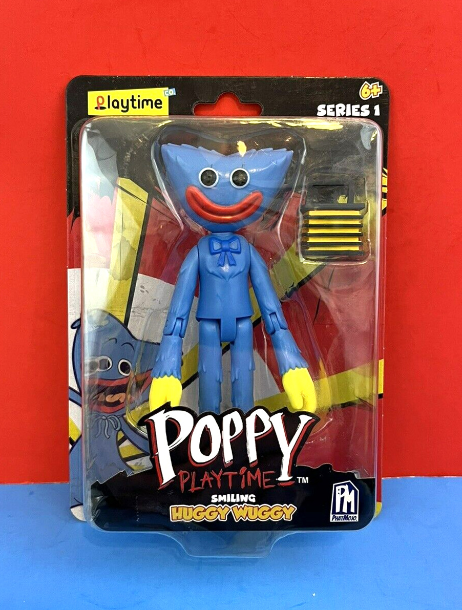 POPPY PLAYTIME SERIES 1 SMILING HUGGY WUGGY ACTION FIGURE PHATMOJO  ENCHANTED MOB